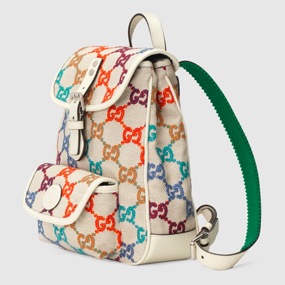 儿童米色GG背包