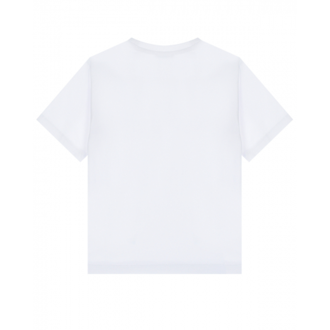 儿童白色Logo T恤