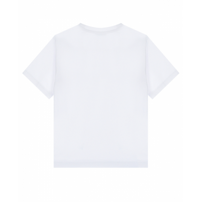 儿童白色Logo T恤