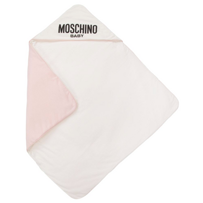 Babies Light Pink Teddy Bear Cotton Blanket