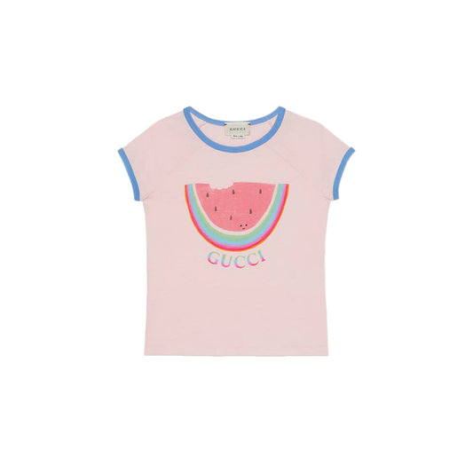 Girls Light Pink Watermelon T-Shirt