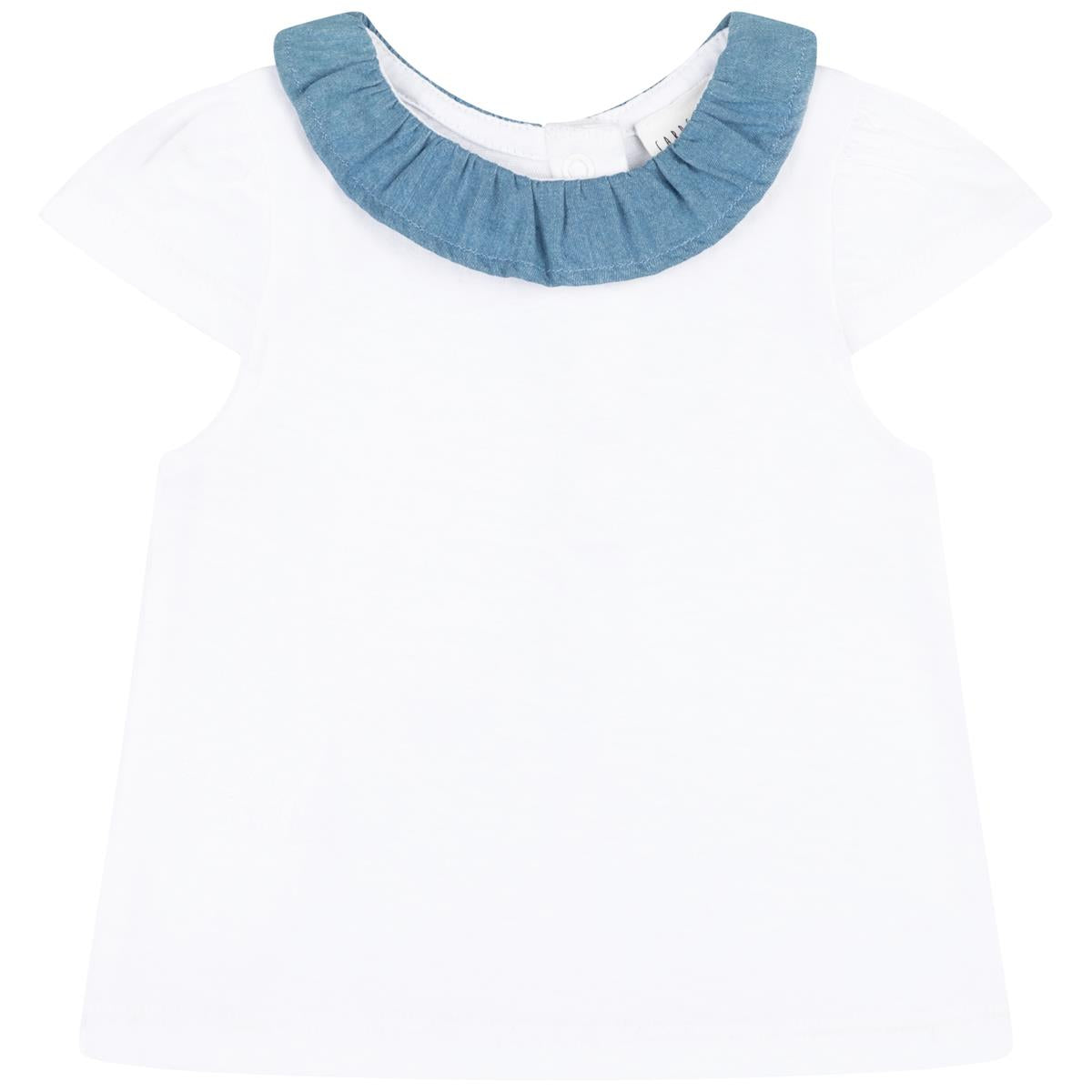 婴儿白色T恤