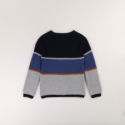 Boys Blue Cotton Cardigan