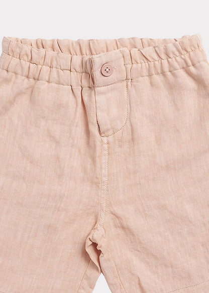 儿童浅粉色短裤