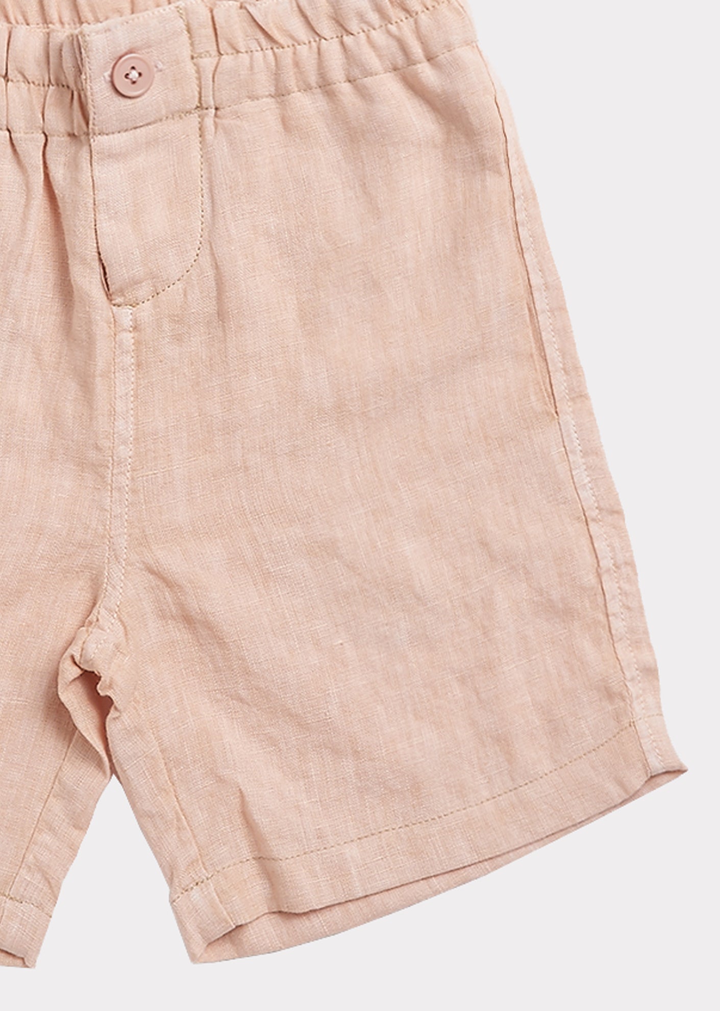 儿童浅粉色短裤