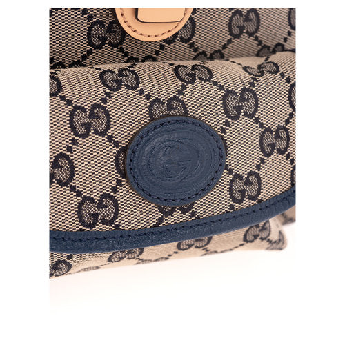 Girls Navy GG Backpack