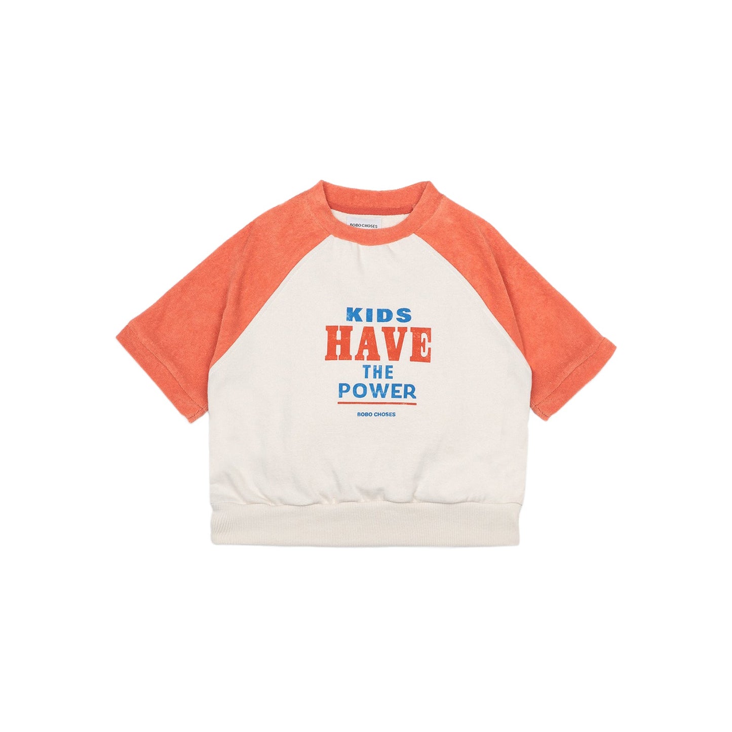 女童白色Logo棉卫衣