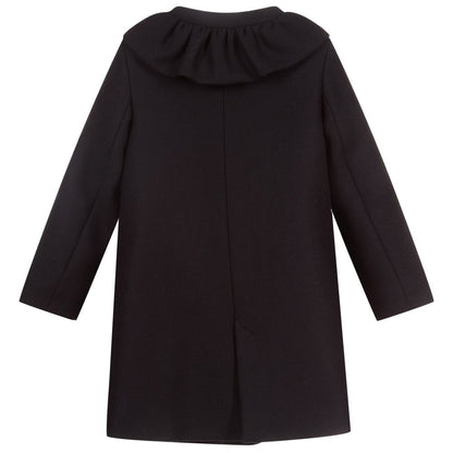 Girls Navy Coat