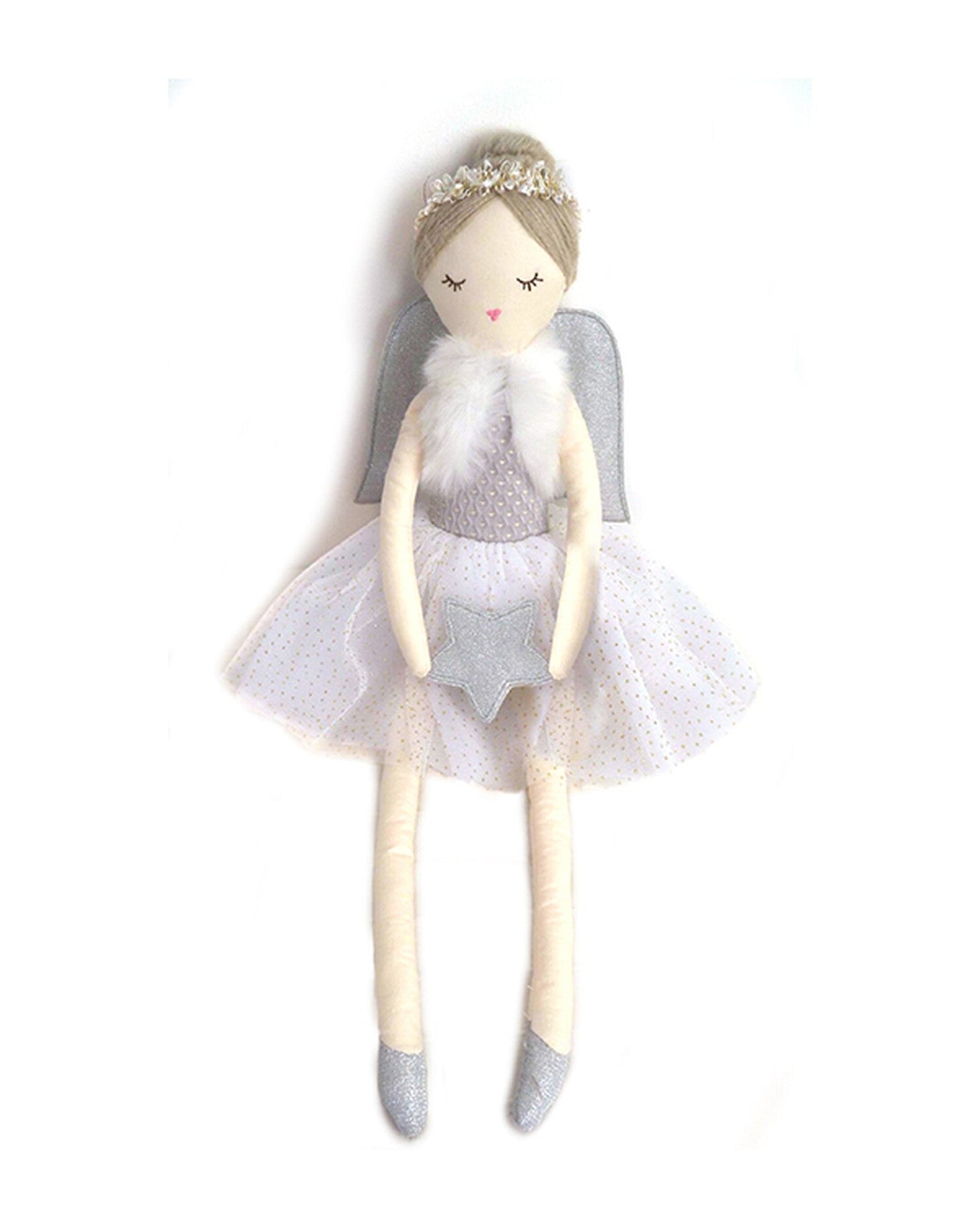 Girls Silver Angel Doll