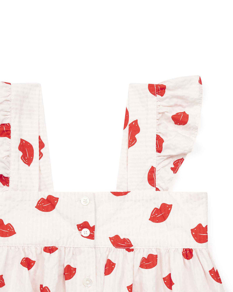 女童白色棉上衣