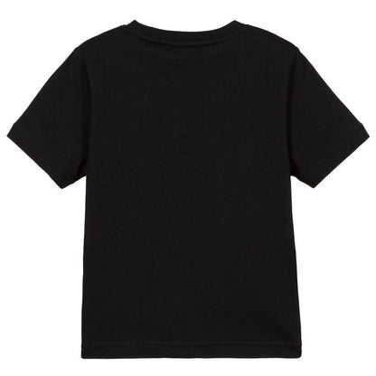 Boy & Girls Black Logo T-Shirt