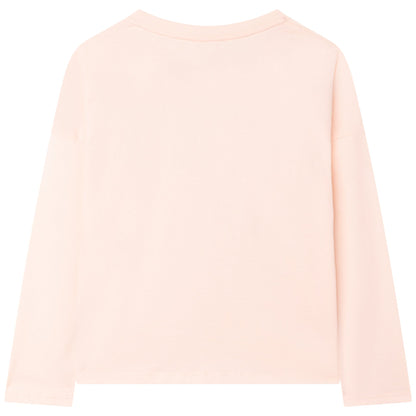 女童粉色Logo T恤