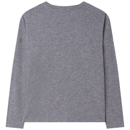 女童灰色Logo T恤