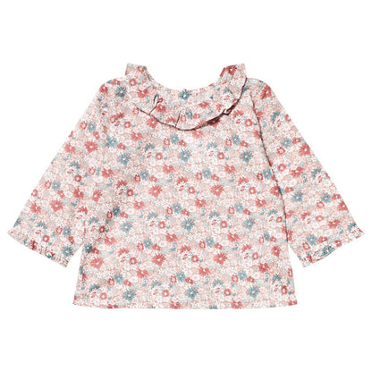Baby Girls Faded Pink Blouse