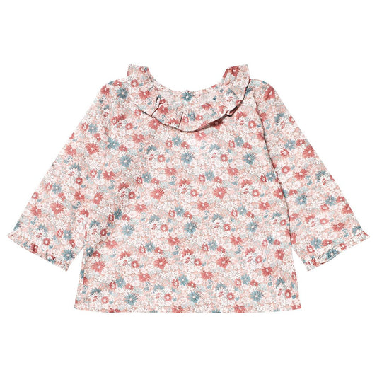 Baby Girls Faded Pink Blouse