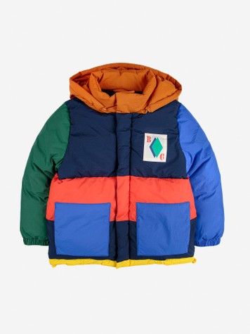 儿童蓝色棉服