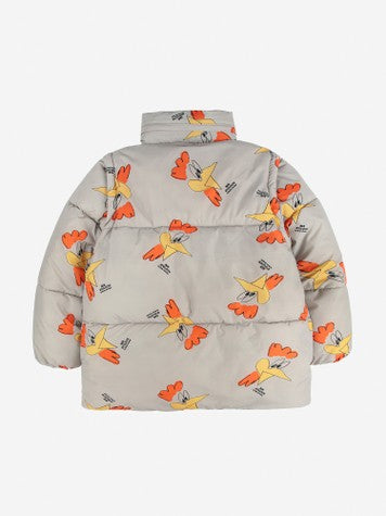 儿童米色棉服