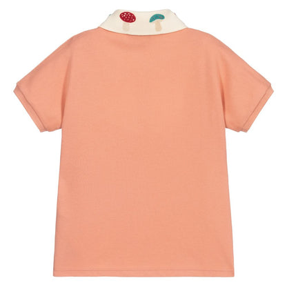 Girls Peach Sorbet Poloshirt