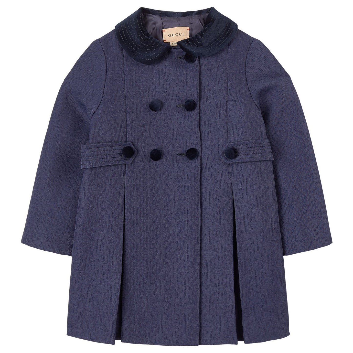 Baby Girls Dark Blue Coat