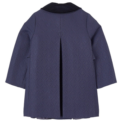 Baby Girls Dark Blue Coat