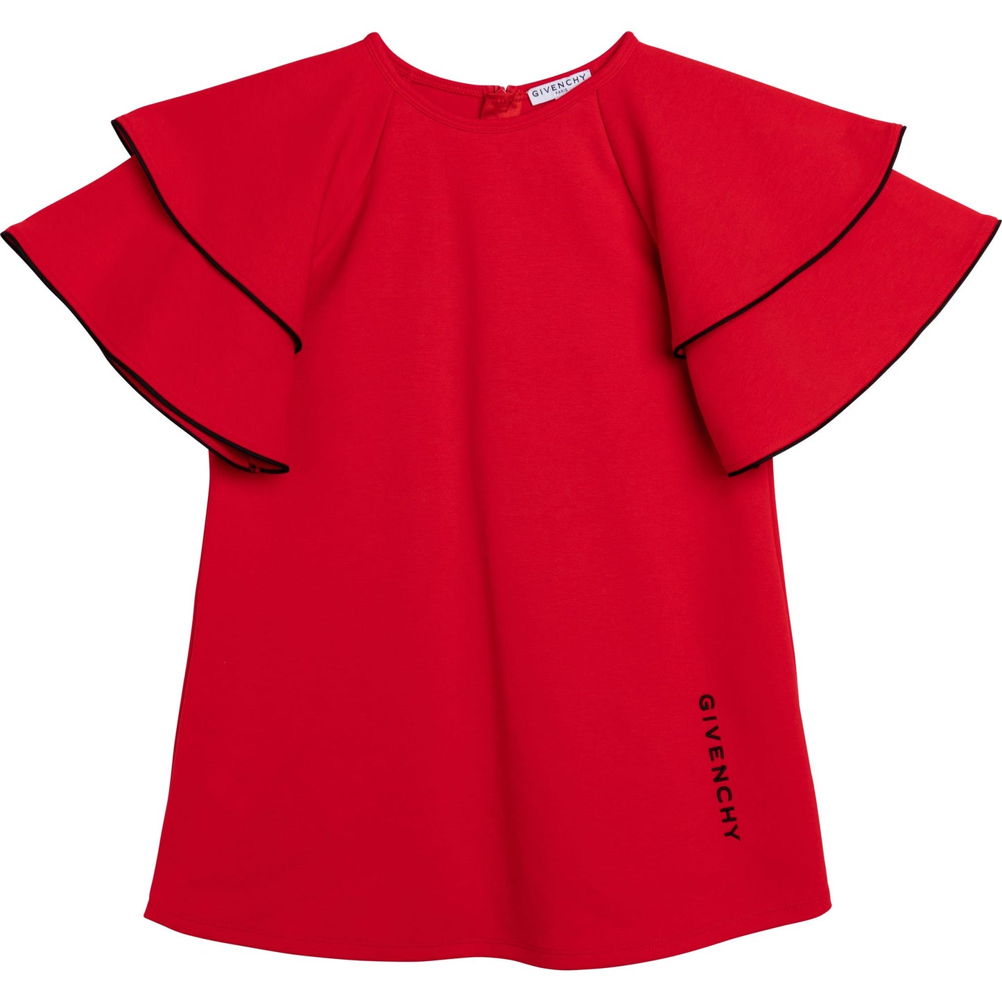 女童红色Logo连衣裙