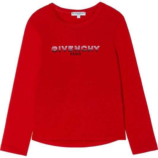 Girls Red Logo T-Shirt