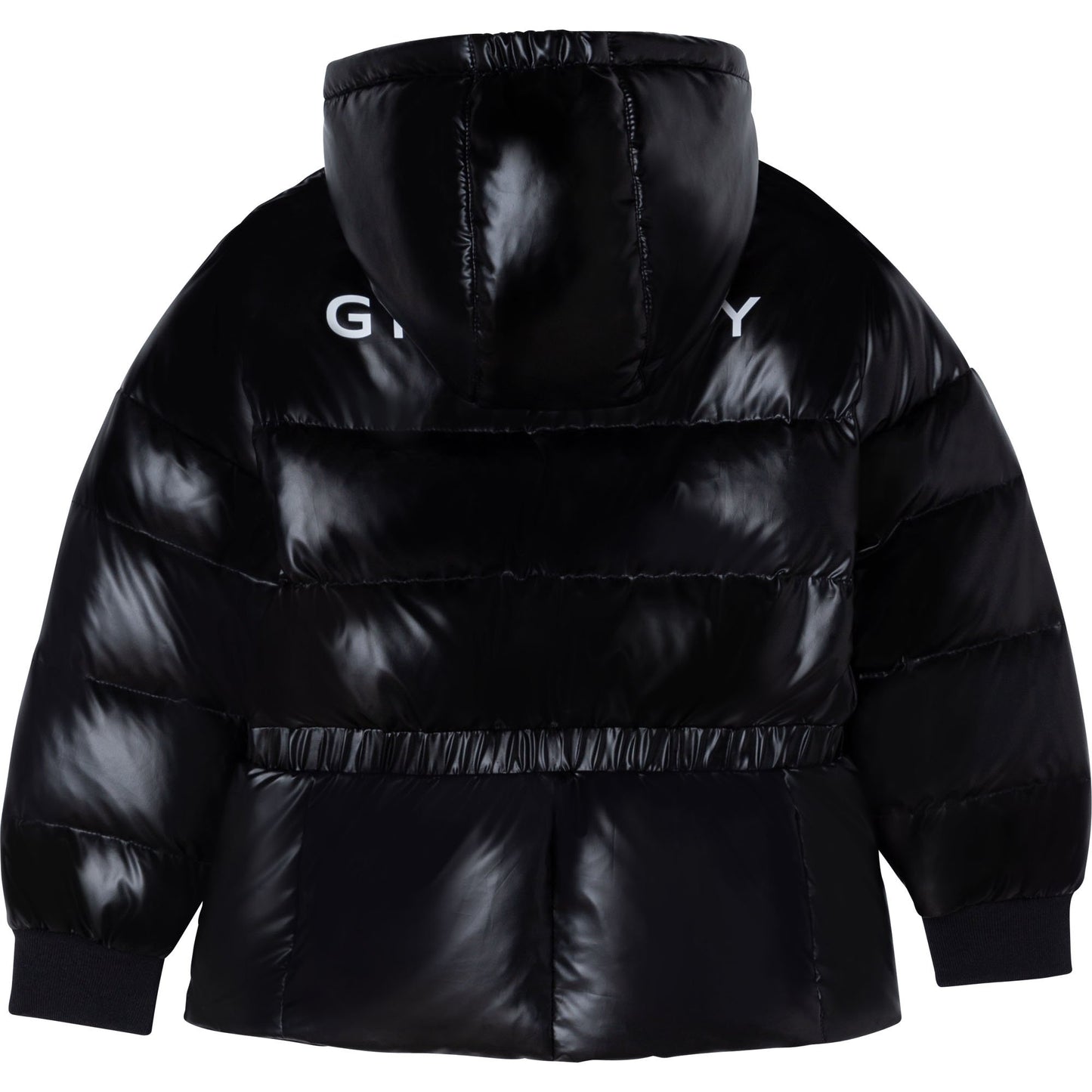 女童黑色蓬松夹克