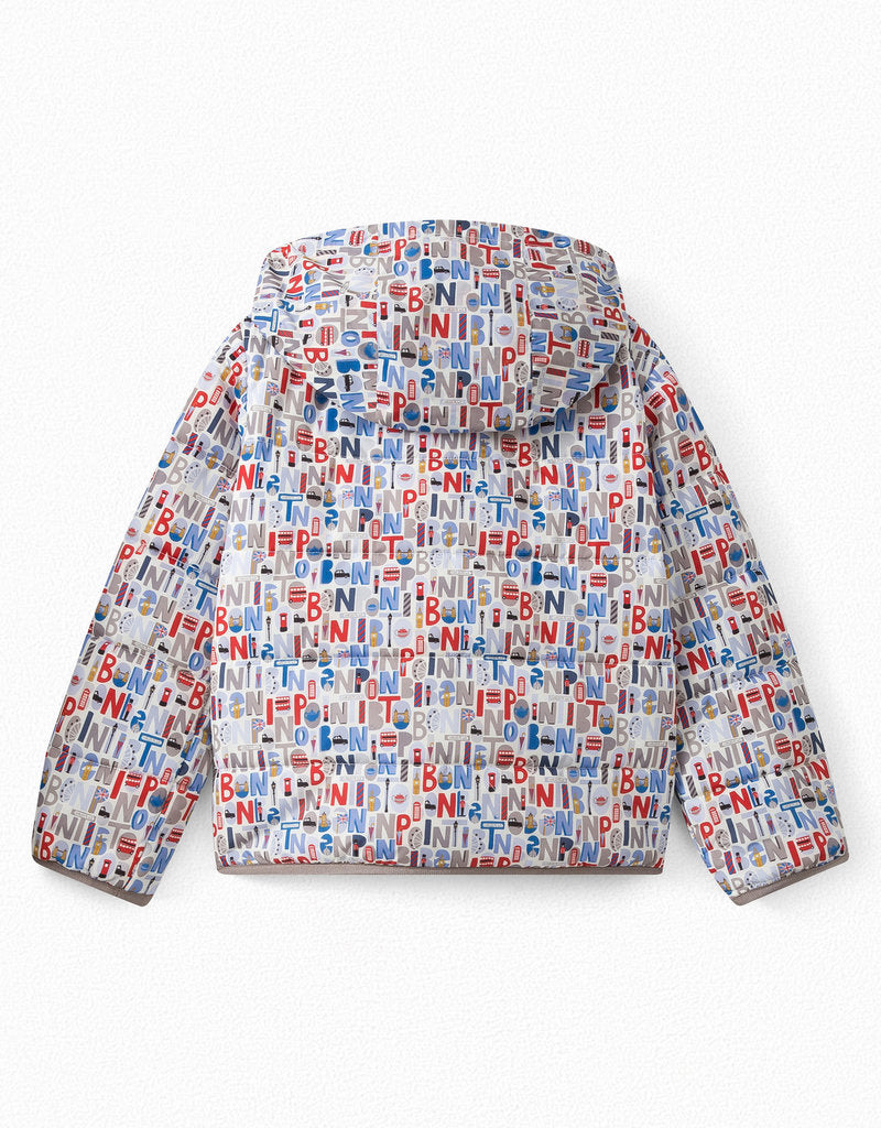 Boys & Girls Blue Moyen Puffer Jacket