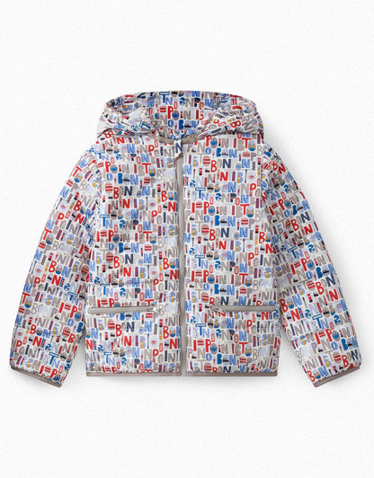 Boys & Girls Blue Moyen Puffer Jacket