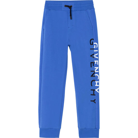 Boys & Girls Blue Logo Trousers