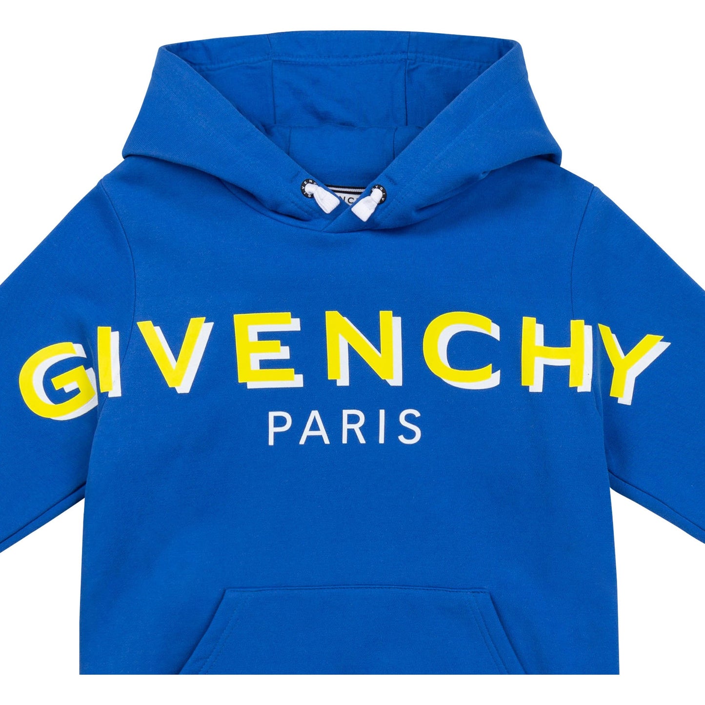 儿童蓝色连帽卫衣