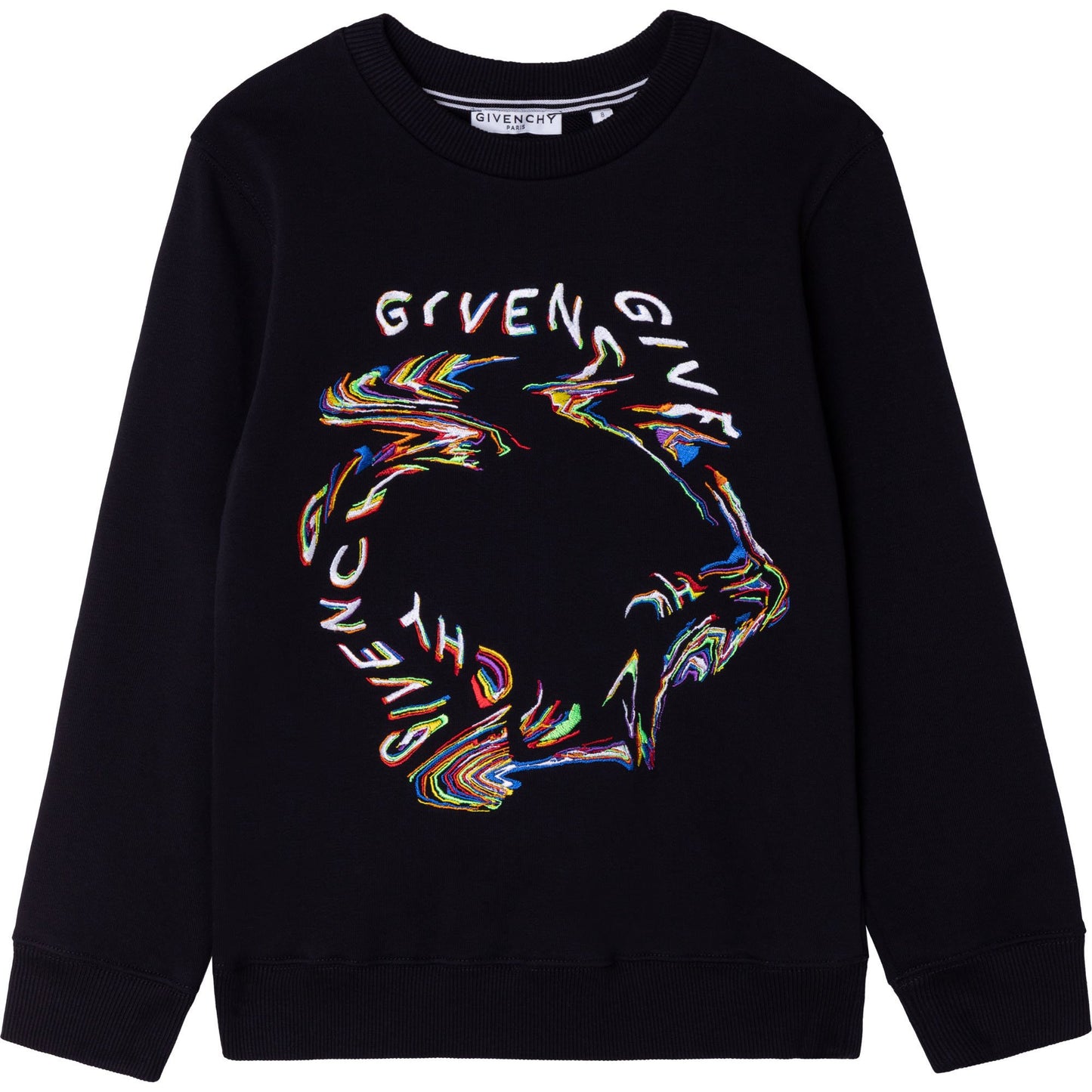 Boys Black Hooded Sweatshirt