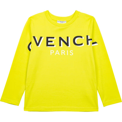 男童黄色Logo T恤