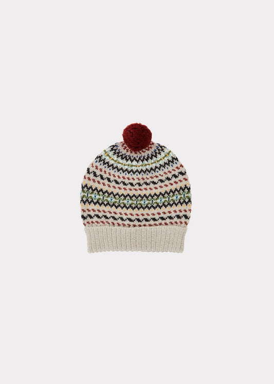 Boys & Girls Grey Melange Grouse Hat