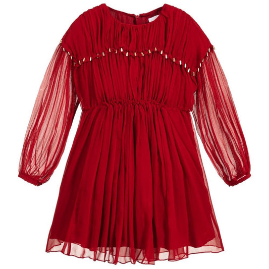 Girls Red Dress