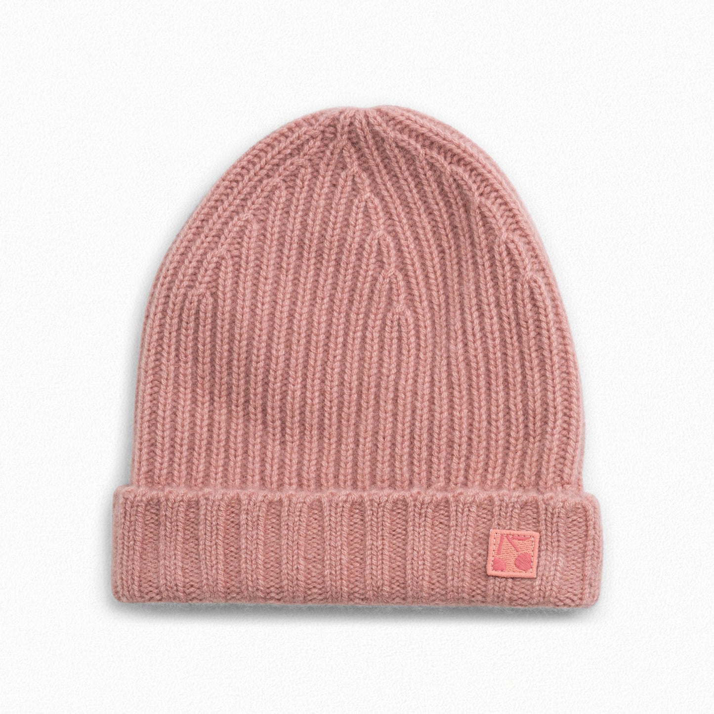 Girls Medium Pink Cashmere Beanie