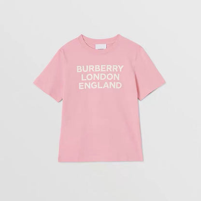 Girls Candy Pink Cotton Logo T-Shirt