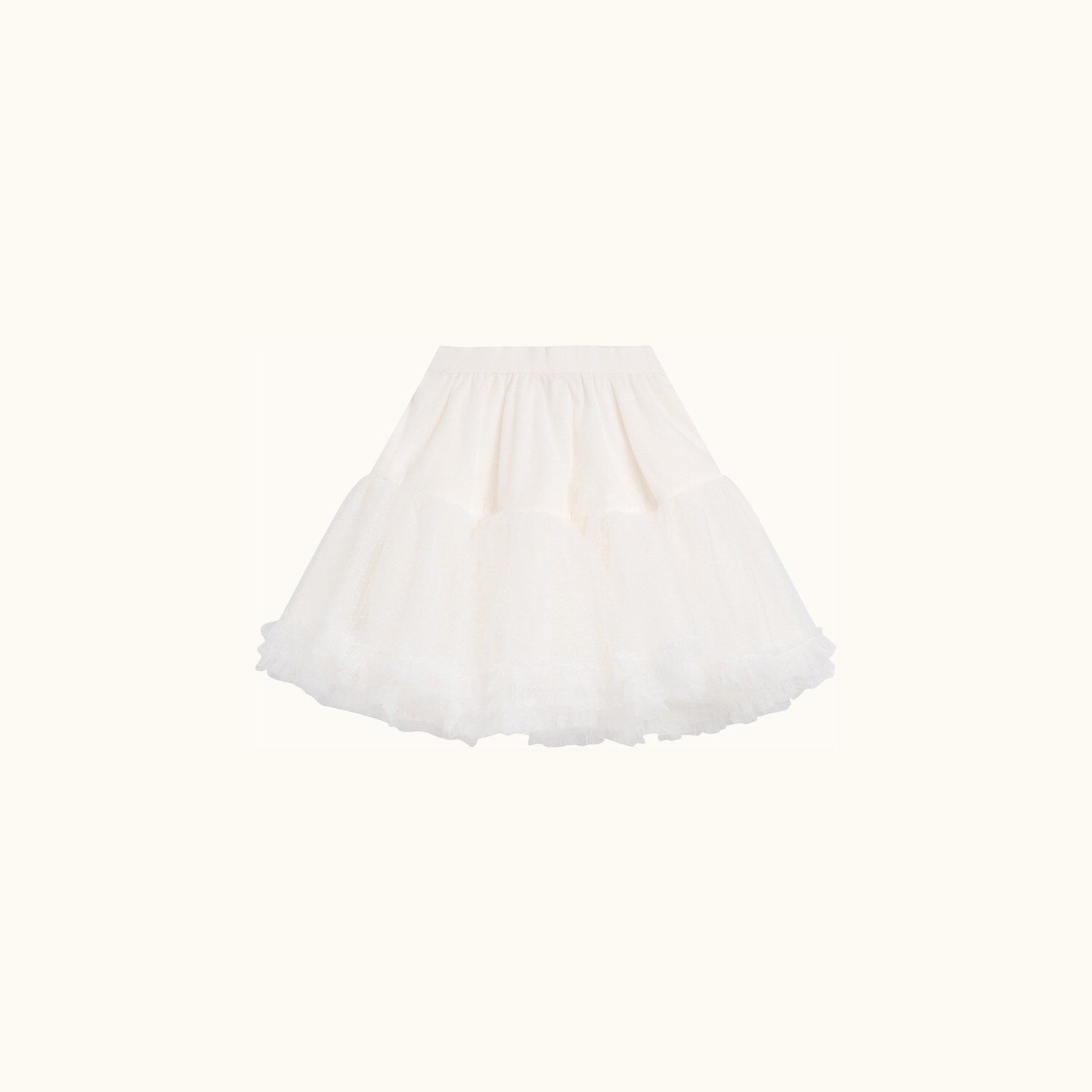Girls Off White Skirt