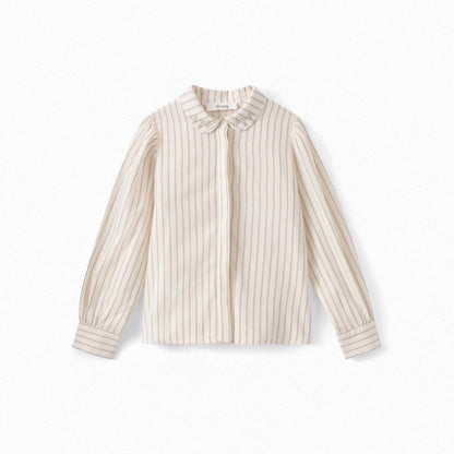 Boys & Girls Ecru Stripe Shirt