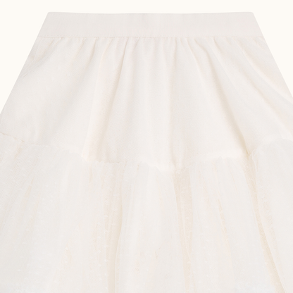 Girls Off White Skirt