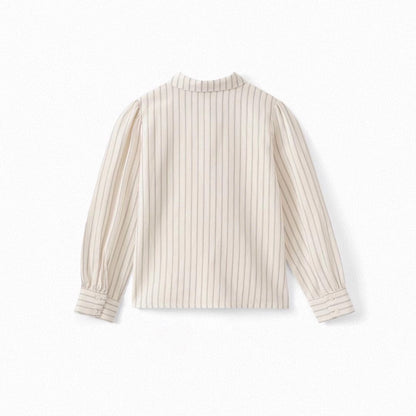 Boys & Girls Ecru Stripe Shirt