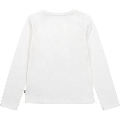 男童白色Logo T恤