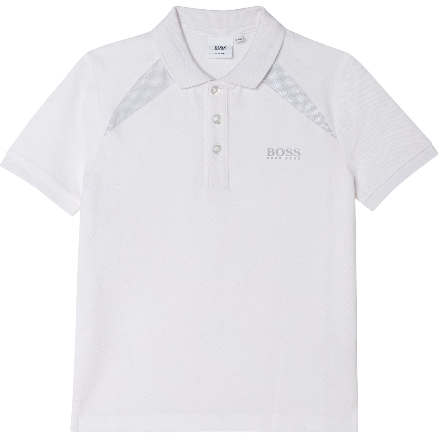 男童白色Logo Polo衫