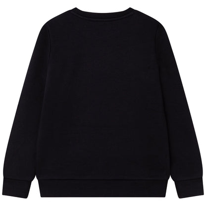 Boys Black Logo Sweatshirt