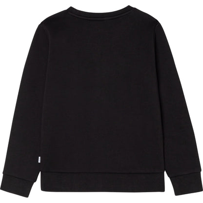 男童黑色Logo卫衣