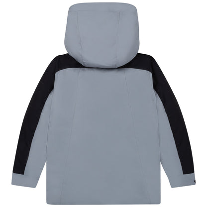 男童灰色连帽夹克