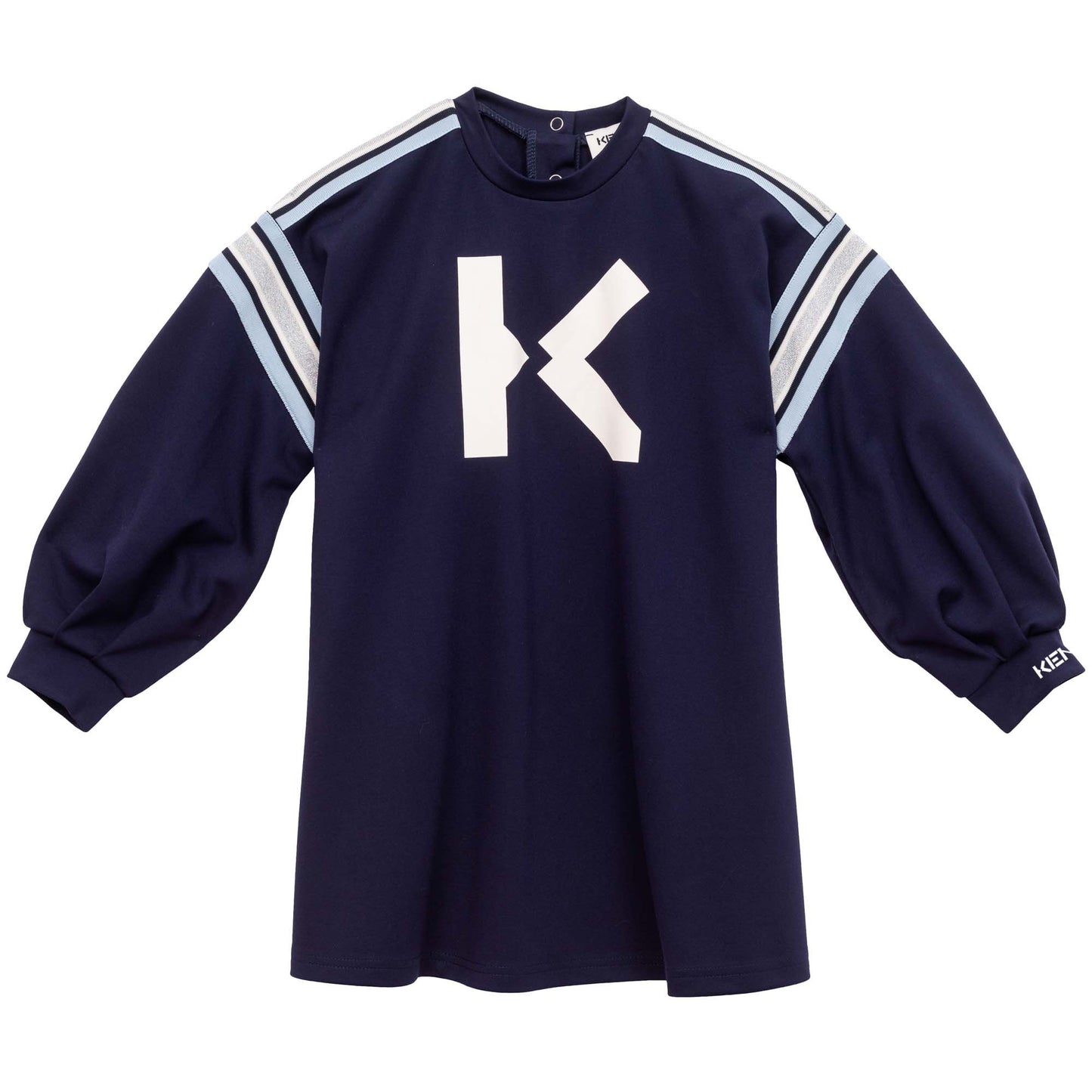 女童藏青色Logo连衣裙