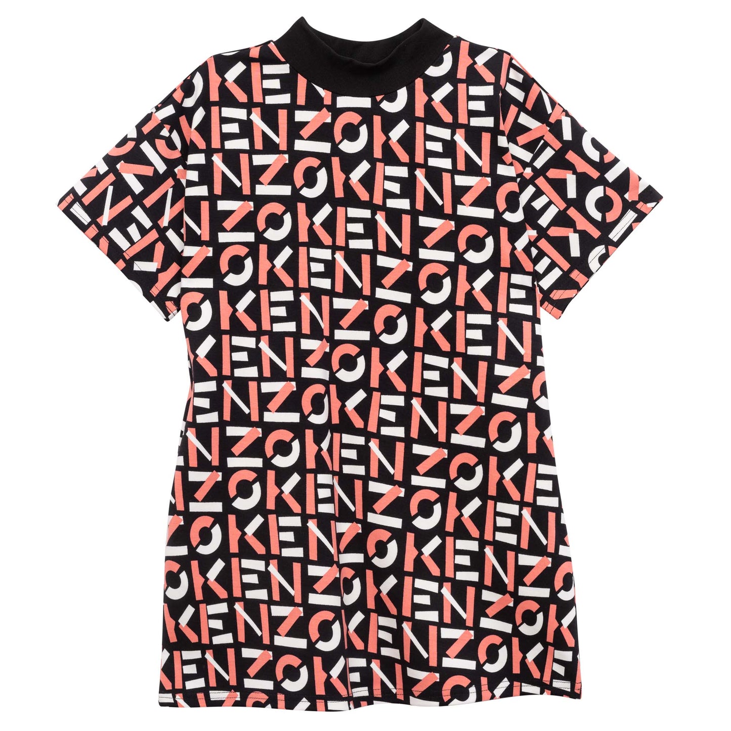 女童黑色Logo连衣裙