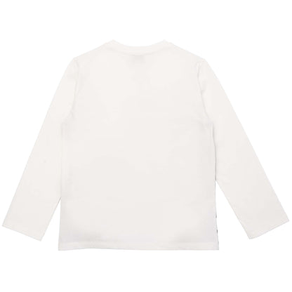 男童白色印花T恤