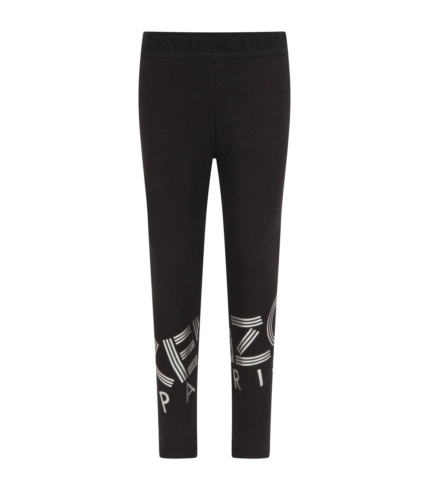 Girls Black Logo Trousers